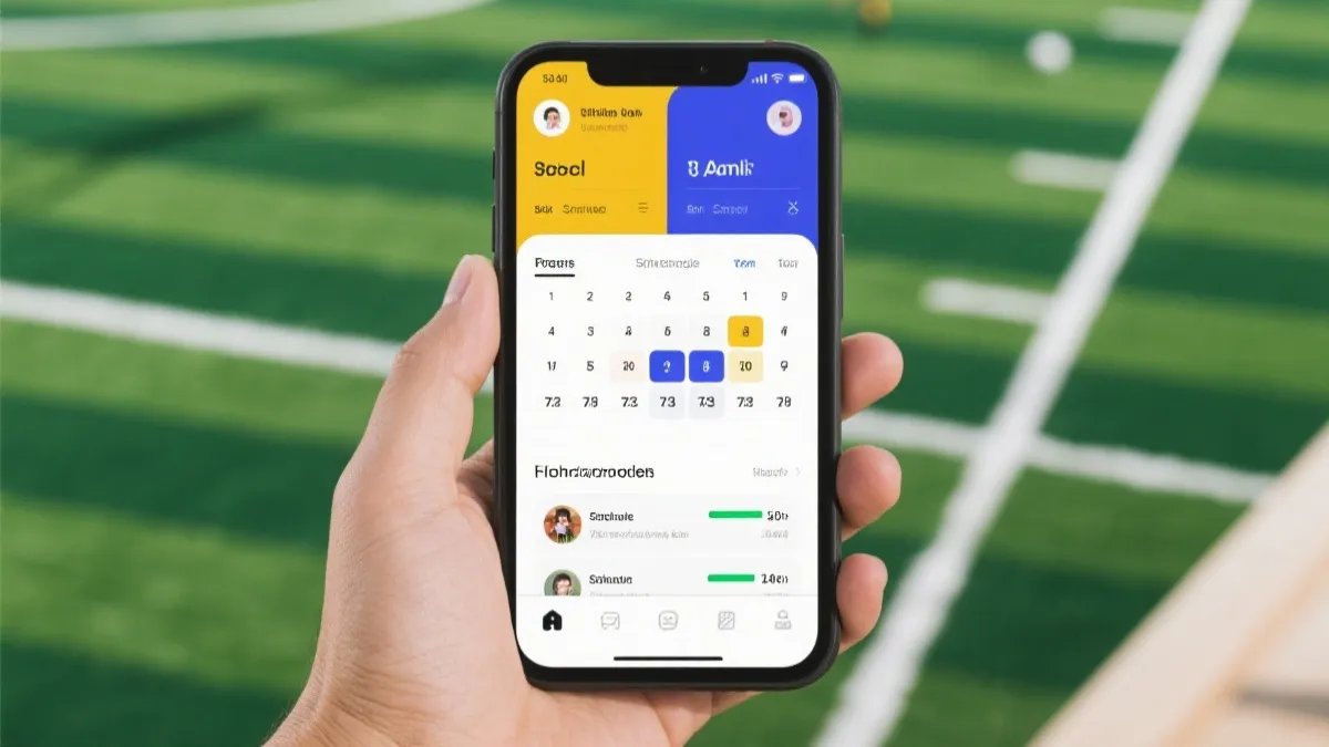 体育应用界面预览